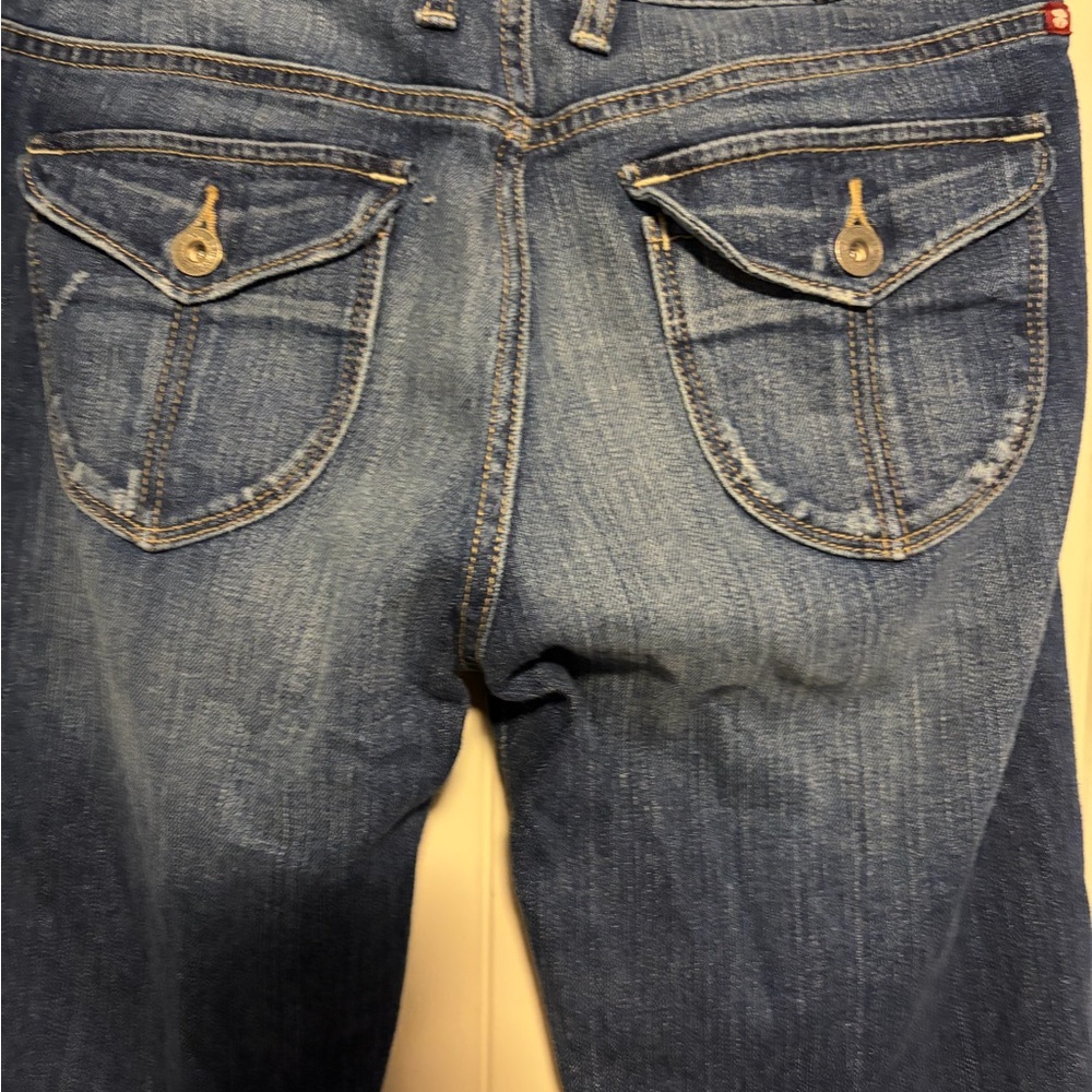 Lucky Brand women's Blue Denim Jeans with Flap Back Pockets
